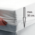 Saténová napínacia plachta SIMPLY BORDO 90x200 / 50x70 (1)